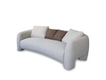 Clara 3-Seater Sofa 230 cm – Beige - Image 5