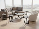 Bella Porcelain Coffee Table Set (5 Pieces) - Image 2