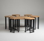 طقم طاولات كنب 7 قطع