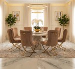 طاولة طعام دائرية