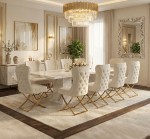 طاولة طعام 10 أشخاص