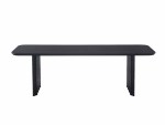 Dora Black Wooden Dining Table – 240 cm (Table Only, No Chairs) - Image 4