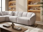 Vento 5-Piece Gray Corner Sofa Set | Woody - Image 5