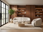 Magista Beige Velvet Swivel Armchair - Image 7