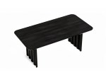 Dora Black Wooden Coffee Table – 120 cm | Woody - Image 5
