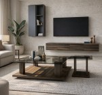 طقم طاولات لغرفة المعيشة