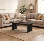 دورا طاولة قهوة خشب أسود