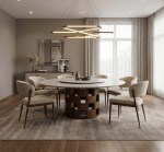 طاولة طعام دائرية