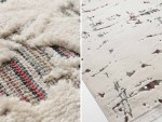 صن سيت سجاد تركي كريمي بتصميم عصري – عدة مقاسات - الصورة 3