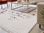 ⁦صن سيت لوك سجاد تركي كريمي بتصميم عصري – عدة مقاسات⁩ - الصورة ⁦3⁩